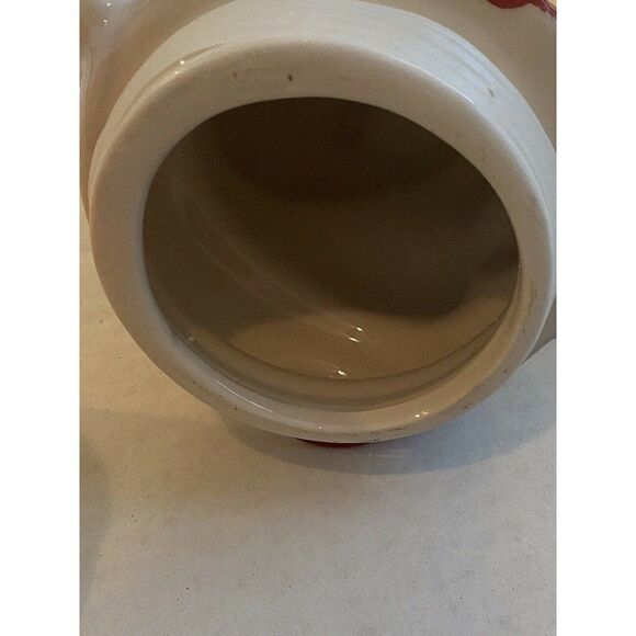 Disney's Winnie The Pooh 10” Ceramic Cookie Jar Santa Present Christmas Holiday - Picture 11 of 11